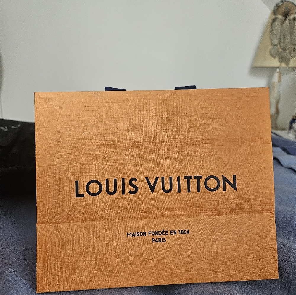 Louis Vuitton Orange Shopping Bag